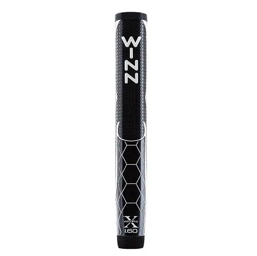 Winn Golf Pro X Putter Grip - 1.60" Black Silver