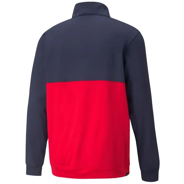 Cobra Golf Puma Men's Gamer ColorBlock 1/4 Zip Golf Jacket - Image 2