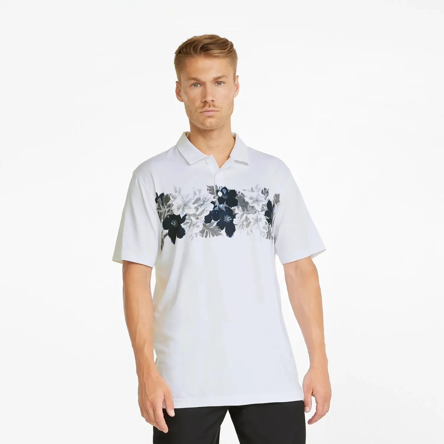 Cobra Golf Puma Men's Cloudspun Abaco Golf Polo - Image 3