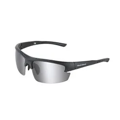 Hireko Tour Gear Men's Semi-Rimless Sunglasses - Matte Black