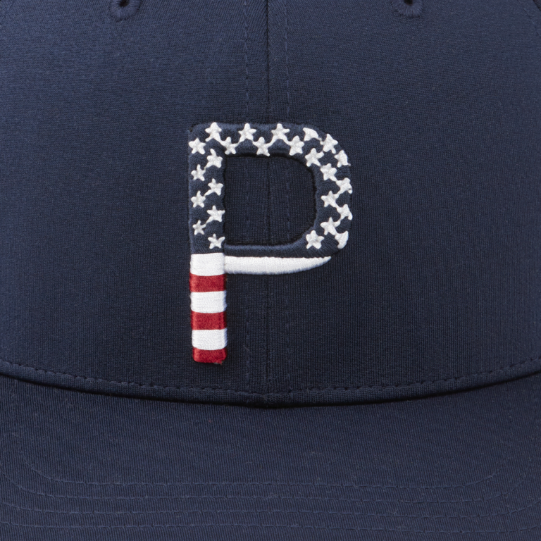 Cobra Golf Puma Pars And Stripes Snapback Golf Cap - Image 5