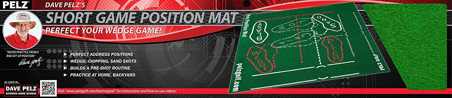 J&M Dave Pelz's Short Game Position Mat - Perfect Your Wedge Game! - Image 2