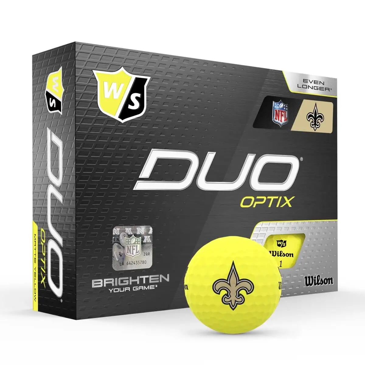 Wilson Staff Duo Optix NFL Team Licensed Golf Balls - Matte Yellow - Image 10