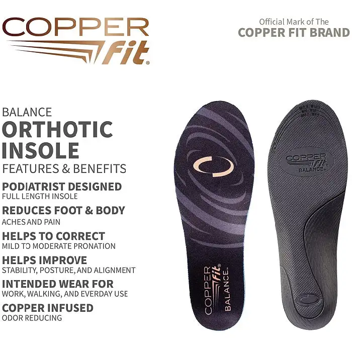 Proactive Copper Fit Balance Orthotic Insoles