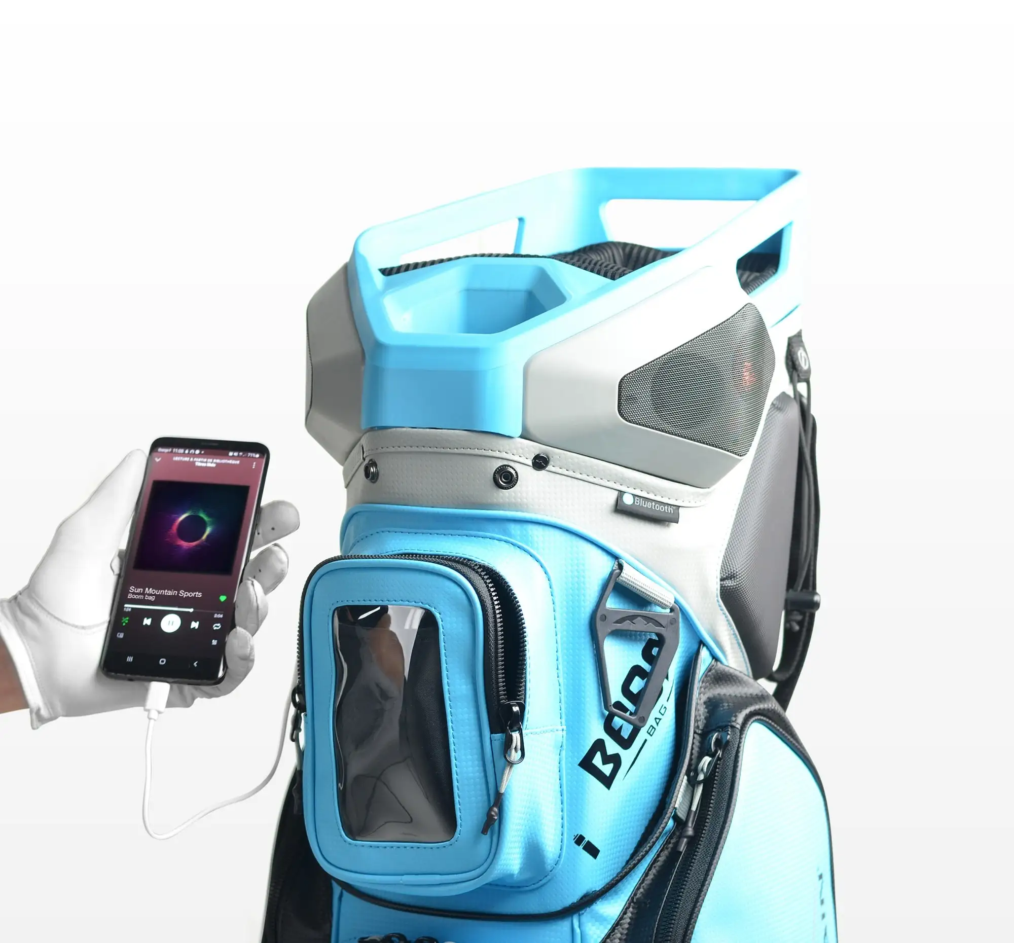 Sun Mountain Golf 2021 Boom Bag 5-Way Speaker Cart Bag - Image 5