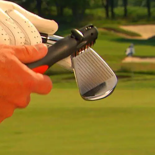 CaddiesShack Frogger Golf BrushPro Retractable Golf Club Brush With Groove Cleaner - Image 7