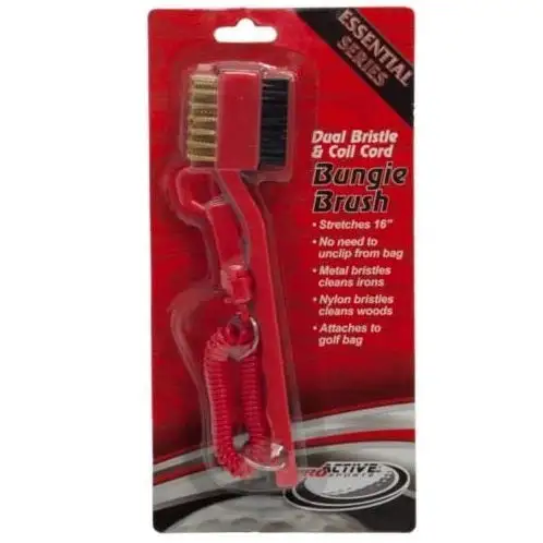 Proactive Club Brush Dual Bristle & Coil Cord Bungie Brush - Image 2