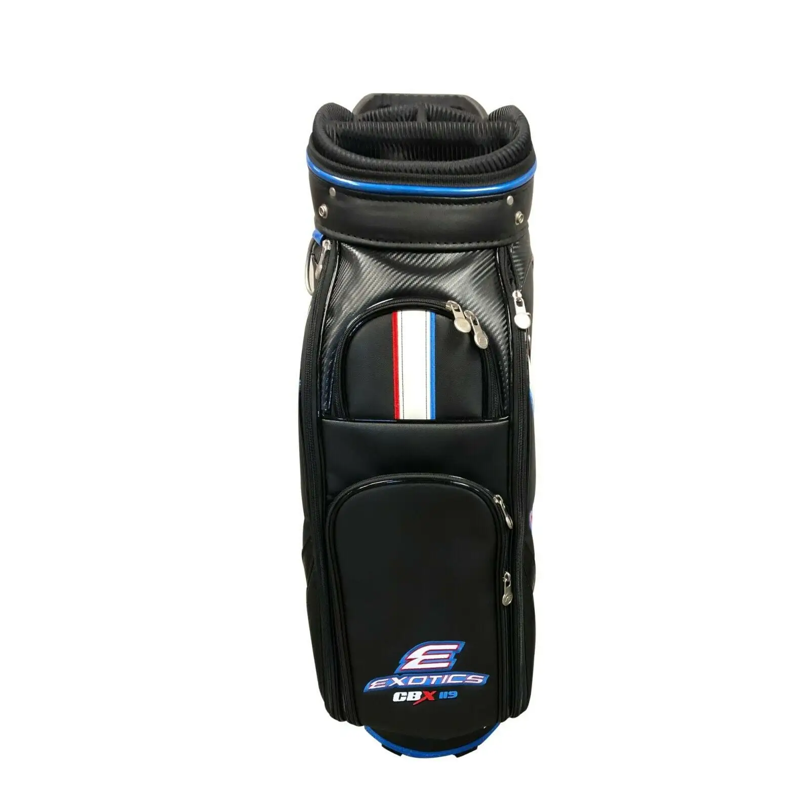 Tour Edge Exotics CBX 119 Staff Bag Black Blue 4-Way Divided - Image 2
