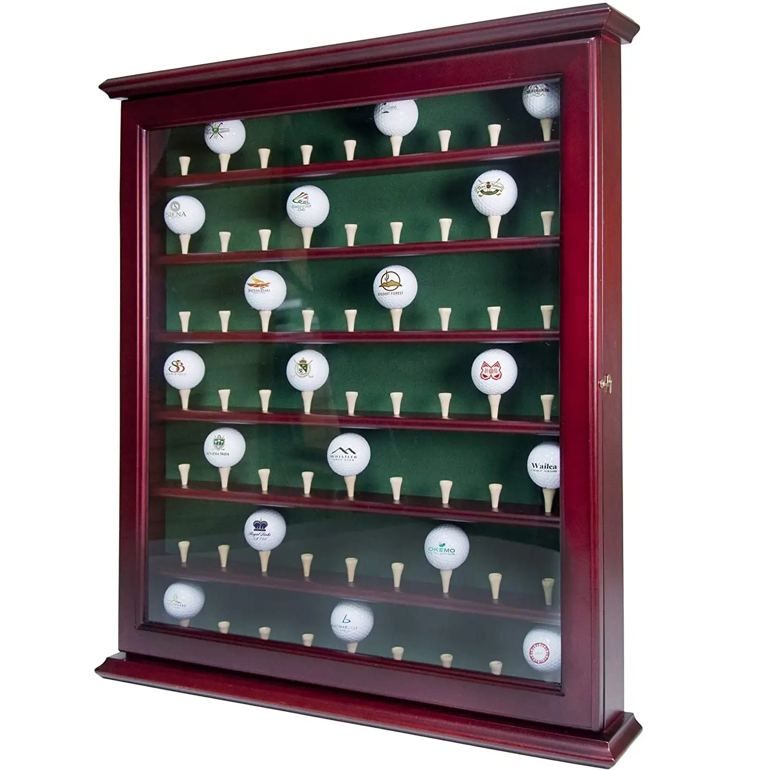 J&M Clubhouse Collection Executive Golf Ball Display Cabinet - Image 5