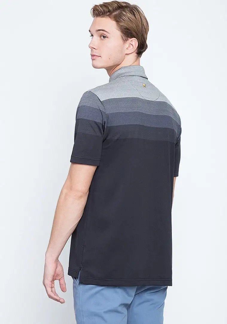 Callaway Jack Nicklaus Black Label By Perry Ellis Engineered Jacquard Polo Shirts - Image 4