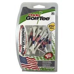Golf Works Pride Sports Plastic Evolution USA Flag Edition Golf Tees