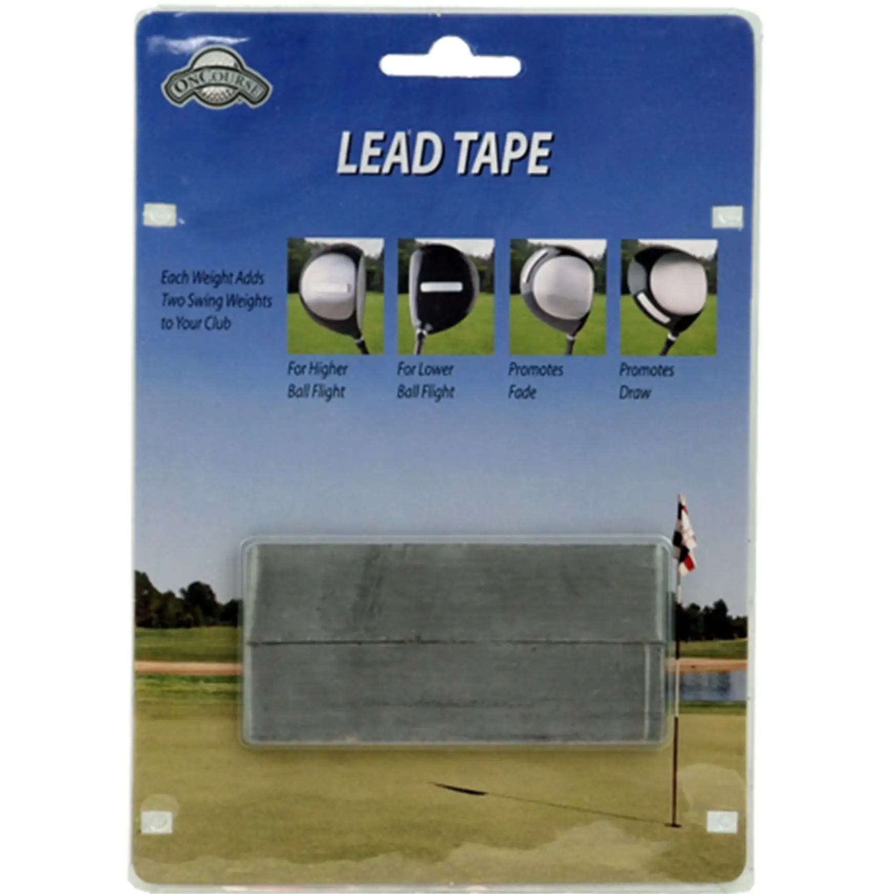 J&M OnCourse Lead Tape 1.5 Gram Strips - 14 Pack