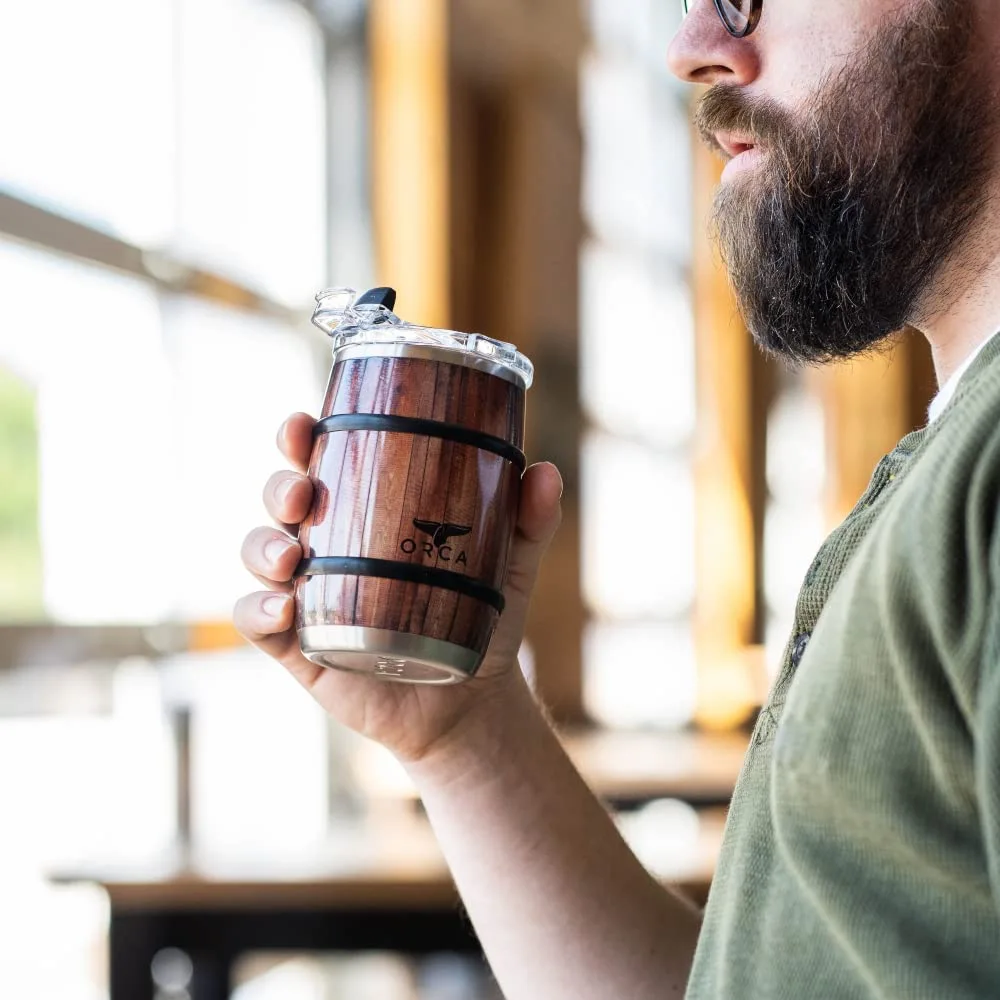 Hornung's Orca 12oz Oak Wood Grain Barrel - Image 4