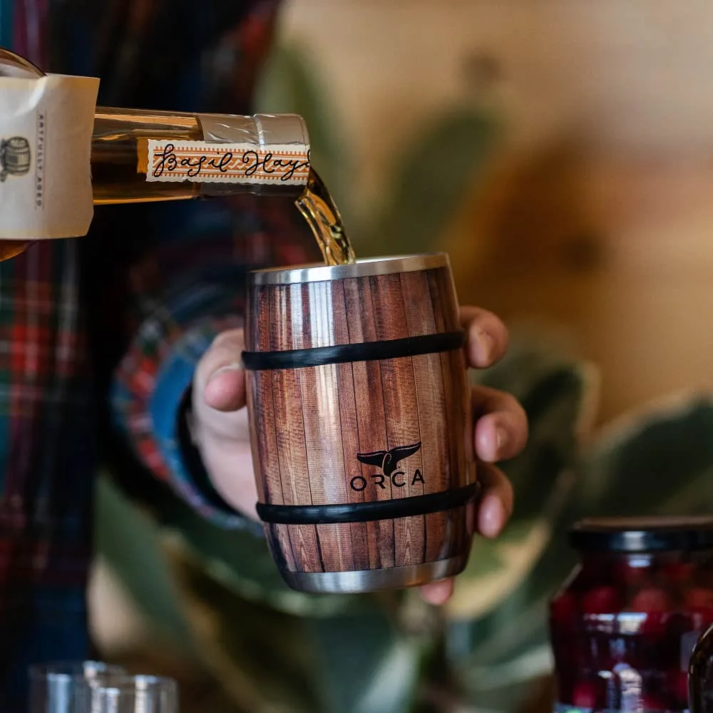 Hornung's Orca 12oz Oak Wood Grain Barrel - Image 5