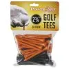 Hireko Powerbilt Golf Tees (50 Pack) - Orange/Black - 2.75"