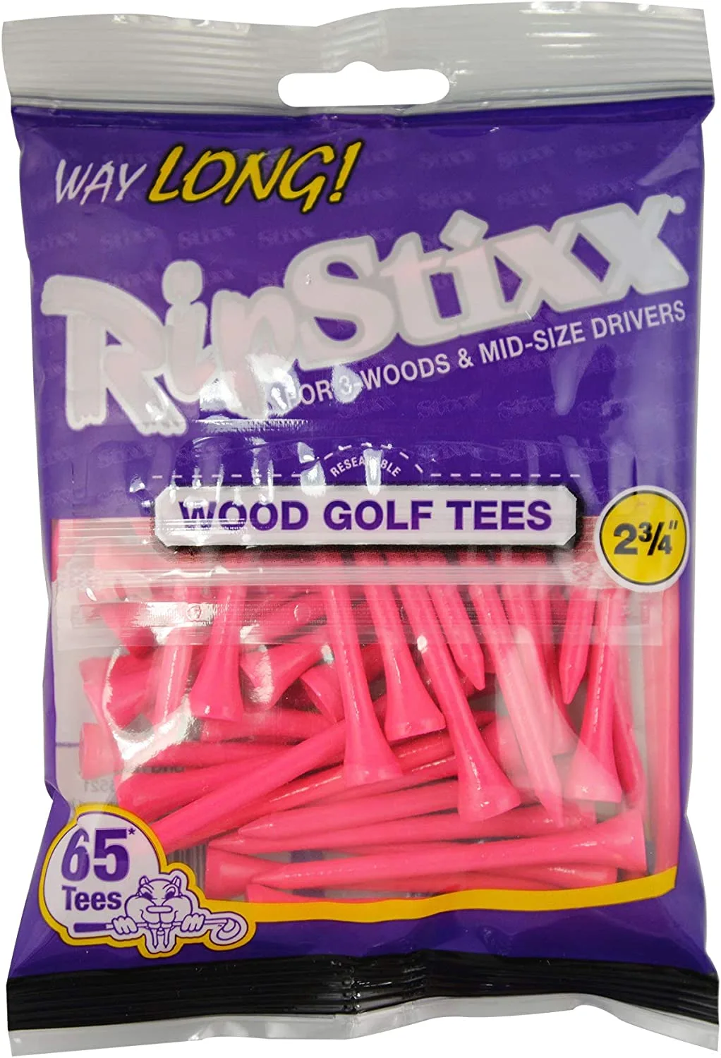 CaddiesShack RIPStixx Golf Tees - 2.75" - Image 2