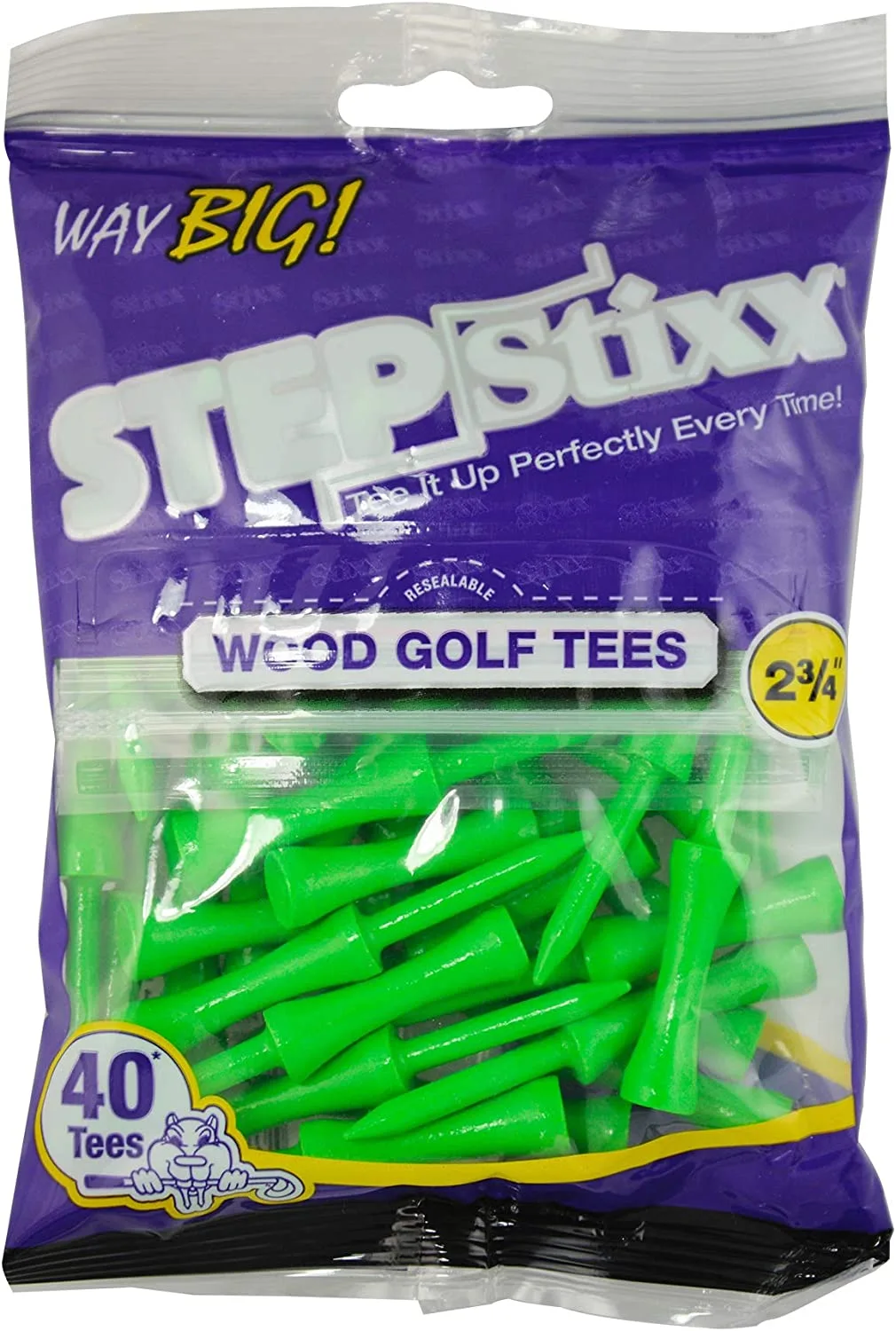 CaddiesShack STEPStixx Golf Tees - 2.75" - Image 2