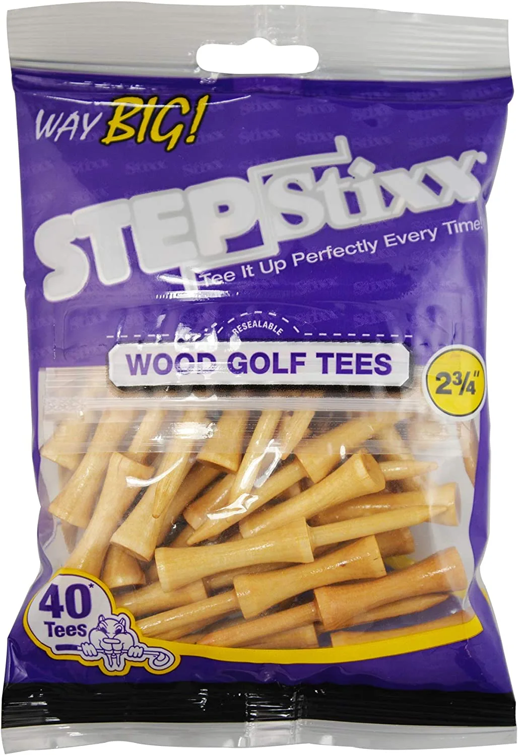 CaddiesShack STEPStixx Golf Tees - 2.75" - Image 3