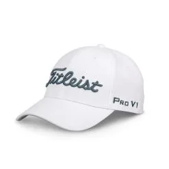 Hireko Titleist Golf Tour Elite Fitted Hat - White/Charcoal