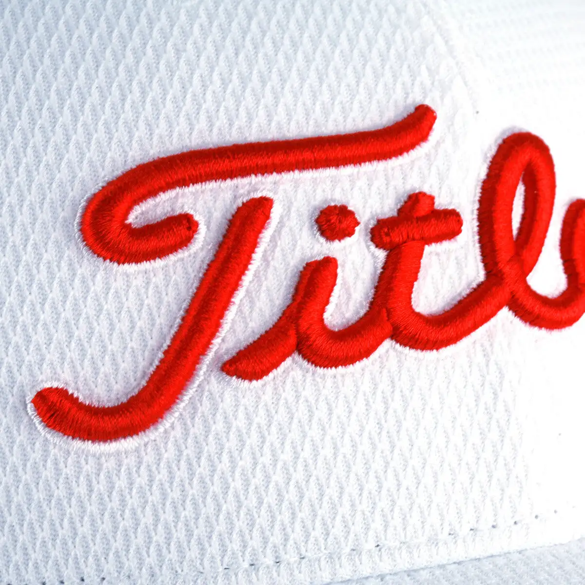 Hireko Titleist Golf Tour Elite Fitted Hat - White/Red - Image 2