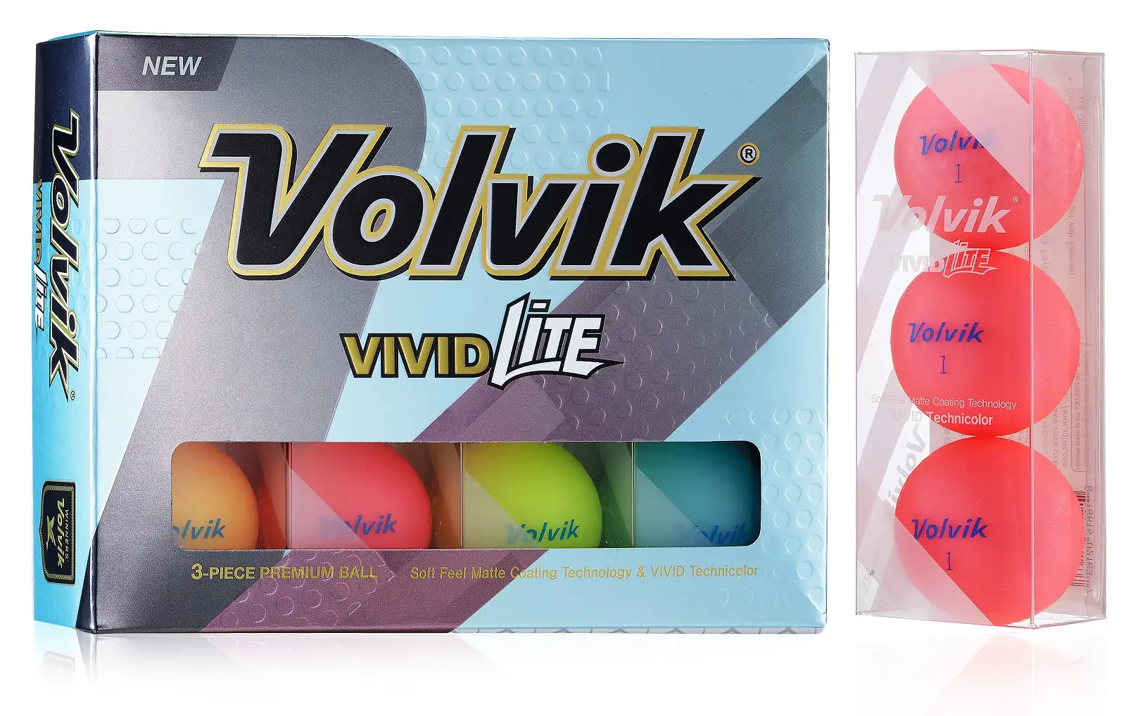 Volvik Vivid Lite Matte Finish Golf Balls - Sale! - Image 2