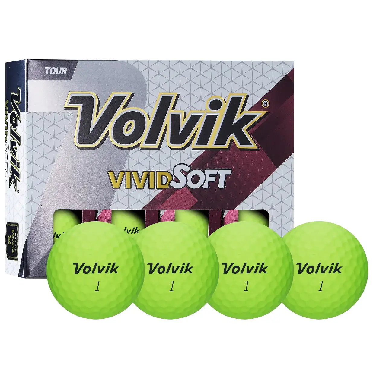 Volvik Vivid Soft Matte Urethane Golf Balls - Image 2