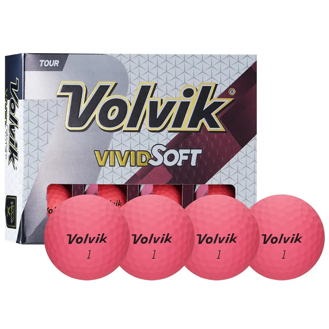Volvik Vivid Soft Matte Urethane Golf Balls - Image 3