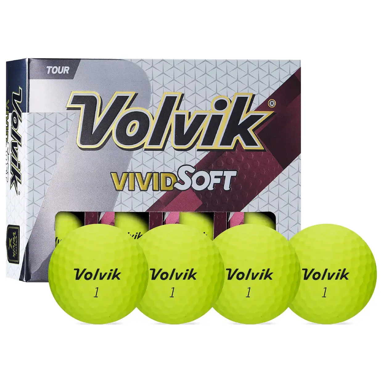 Volvik Vivid Soft Matte Urethane Golf Balls - Image 5