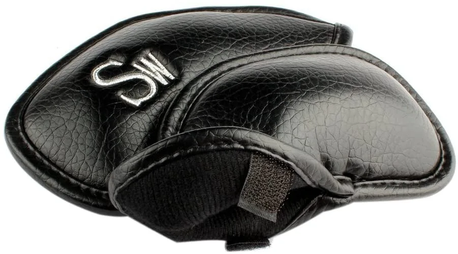 HNM Golf Volf Golf Black Synthetic Leather Iron Covers Set - Image 4
