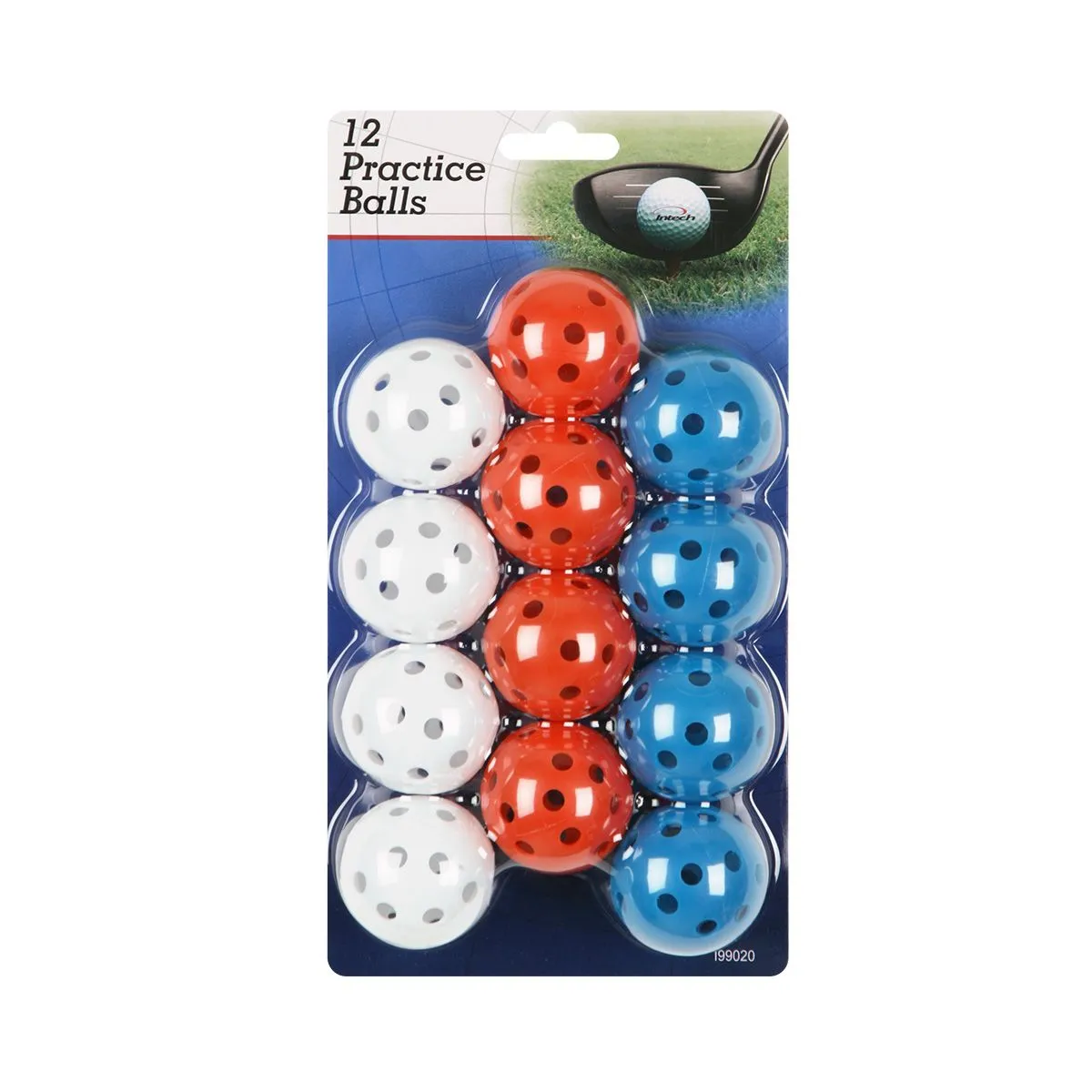 Hireko Intech Golf Practice Balls With Holes (12 Pack) - Image 4