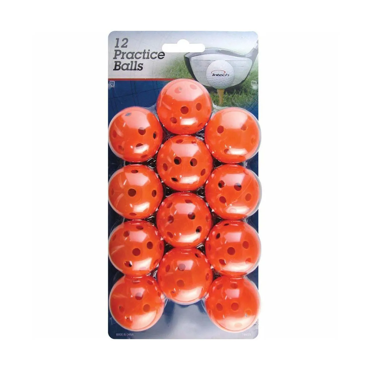 Hireko Intech Golf Practice Balls With Holes (12 Pack) - Image 2